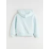 LCW Kids Mavi Kapüşonlu Kız Çocuk Sweatshirt