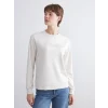 LCWAIKIKI Basic Gri Bisiklet Yaka Taşlı Kadın Sweatshirt