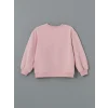 LCW Kids Pembe Bisiklet Yaka Kız Çocuk Sweatshirt ve Tayt