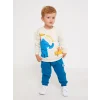 LCW baby Mavi Beli Lastikli Basic Erkek Bebek Jogger Eşofman Alt