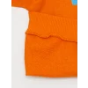LCW baby Turuncu Bisiklet Yaka Baskılı Erkek Bebek Sweatshirt