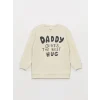 LCW baby Kırmızı Baskılı Uzun Kollu Erkek Bebek Sweatshirt 2li