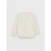 LCW baby Ekru Baskılı Uzun Kollu Erkek Bebek Sweatshirt 2li