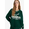 Defacto F9013AXGN516 Yeşil Coool Harry Potter Oversize Geniş Kalıp V Yaka Sweatshirt