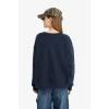 Defacto A4177AXNV146 Lacivert Coool Oversize Geniş Kalıp Bisiklet Yaka Basic Düz Sweatshirt