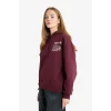 Defacto G3874AXBR171 Bordo Oversize Geniş Kalıp Kapüşonlu Sırt Baskılı Sweatshirt