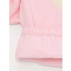 LCW baby Pembe Balıkçı Yaka Uzun Kollu Kız Bebek Sweatshirt ve Pantolon 2li Takım