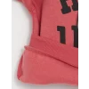 LCW baby Pembe Bisiklet Yaka Uzun Kollu Baskılı Kız Bebek Sweatshirt
