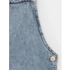 LCW baby Mavi Basic Kız Bebek Jean Salopet