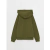 LCW Kids Yeşil Baskılı Uzun Kollu Erkek Çocuk Hoodie