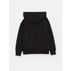 LCW Kids Siyah Rahat Kalıp Baskılı Erkek Çocuk Hoodie