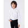 LCW Kids Beyaz Basic Erkek Çocuk Poplin Gömlek