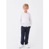 LCW Kids Beyaz Basic Erkek Çocuk Poplin Gömlek
