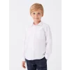LCW Kids Beyaz Basic Erkek Çocuk Poplin Gömlek