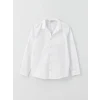 LCW Kids Beyaz Basic Erkek Çocuk Poplin Gömlek