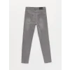 LCW Kids Gri Beli Ayarlanabilir Lastikli Erkek Çocuk Jean Pantolon