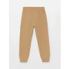 LCW Kids Bej Rahat Kalıp Beli Lastikli Erkek Çocuk Jogger Pantolon