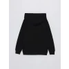 LCW Kids Siyah Baskılı Uzun Kollu Erkek Çocuk Hoodie