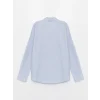 LCW Kids Mavi Basic Erkek Çocuk Poplin Gömlek