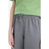 Defacto E6892A8GR371 Gri Erkek Çocuk Beli Lastikli Şort