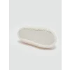 LCW STEPS Ekru 3D Aplike Detaylı Pelüş Kız Çocuk Ev Terliği