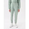 LCW Vision Yeşil Beli Lastikli Nakışlı Kadın Kalın Jogger Eşofman Altı
