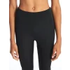 XSIDE ACTIVE Siyah Kadın Beli Lastikli Ekstra Dar Fit Düz Tayt