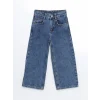 LCW Kids Mavi Wideleg Kız Çocuk Jean Pantolon