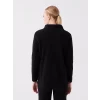 LCWAIKIKI Basic Siyah Dik Yaka Kadın Outdoor Polar