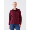 LCWAIKIKI Basic Bordo Dik Yaka Kadın Outdoor Polar