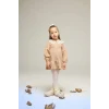 Defacto G0144A5BG400 Bej Kız Bebek Bebe Yaka Uzun Kollu Elbise