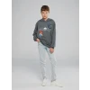 LCW Kids Gri Kapüşonlu Brawl Stars Baskılı Erkek Çocuk Sweatshirt