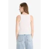 Defacto F7818AXWT32 Beyaz Fitted U Yaka Fitilli Kaşkorse Atlet