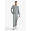 Defacto D3741AXGR455 Gri DeFactoFit Standart Fit Üç Cepli Sporcu Jogger Eşofman Altı