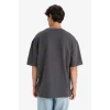 Defacto E9798AXAR104 Antrasit Oversize Geniş Kalıp Bisiklet Yaka Ağır Kumaş Basic Düz Kısa Kollu Tişört