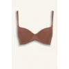 Defacto C1525AXBN307 Kahve Yarım Dolgulu Micro Kaplı Yarım Dolgulu Balenli Tişört Bra Fall in Love