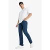 Defacto Y0369AZNM83 İndigo Sergio Regular Fit Normal Bel Boru Paça Jean Pantolon