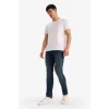 Defacto G3233AXNM41 Yeşil Pedro Slim Fit Dar Kalıp Normal Bel Dar Paça Jean Pantolon