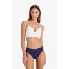Defacto D6404AXBE572 Mavi Ribana 3lü Brief Külot-Fall in Love