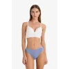 Defacto D6404AXBE572 Mavi Ribana 3lü Brief Külot-Fall in Love