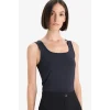 Defacto C2622AXBK81 Siyah Slim Fit Dar Kesim Basic Düz Kare Yaka Atlet