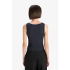 Defacto C2622AXBK81 Siyah Slim Fit Dar Kesim Basic Düz Kare Yaka Atlet
