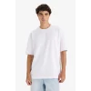 Defacto E9798AXWT34 Beyaz Oversize Geniş Kalıp Bisiklet Yaka Ağır Kumaş Basic Düz Kısa Kollu Tişört