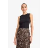 Defacto F8721AXBK27 Siyah Slim Fit Dar Kesim Basic Düz Bisiklet Yaka Fitilli Kaşkorse Atlet
