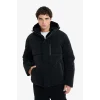Defacto F1149AXBK27 Siyah Su İtici Regular Fit Kapüşonlu Astarlı İç Cepli Fermuarlı Cepli Mont
