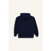 Defacto V4233AZNV256 Lacivert Oversize Geniş Kalıp Kapüşonlu Fermuarlı Sweatshirt