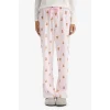 Defacto G3346AXPN648 Pembe Pijama Takımı Regular Fit Ayı Baskılı Uzun Kollu Üst Desenli Uzun Alt-Fall in Love