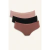 Defacto D8629AXBR86 Bordo Ribana 3lü Hipster Külot Fall in Love