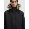 Mavi 0110472-900 Kapüşonlu Siyah Parka