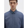 Mavi 0211763-70718 M Logo Nakışlı Lacivert Örme Gömlek